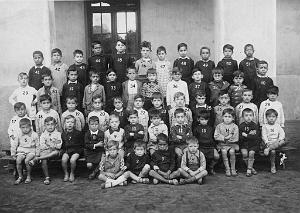 ECOLE MAGNAN GARCONS 1935 CP